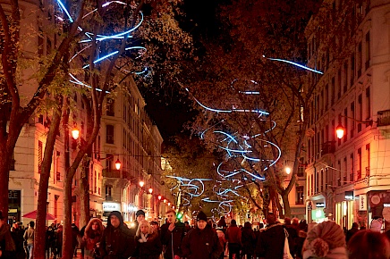 Lichterfest in Lyon (Frankreich)