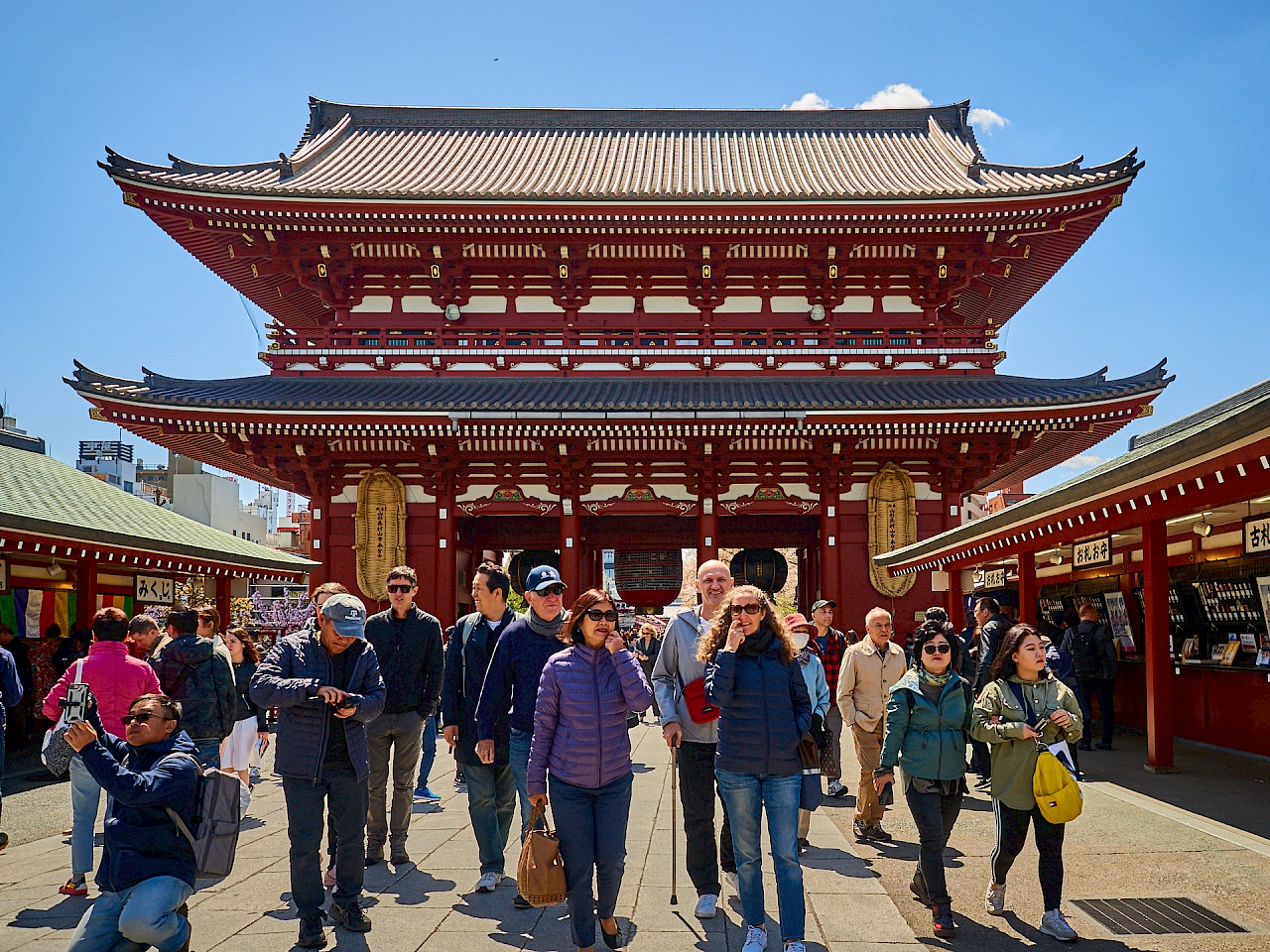 Der Senso-ji-Tempel in Asakusa in Tokyo