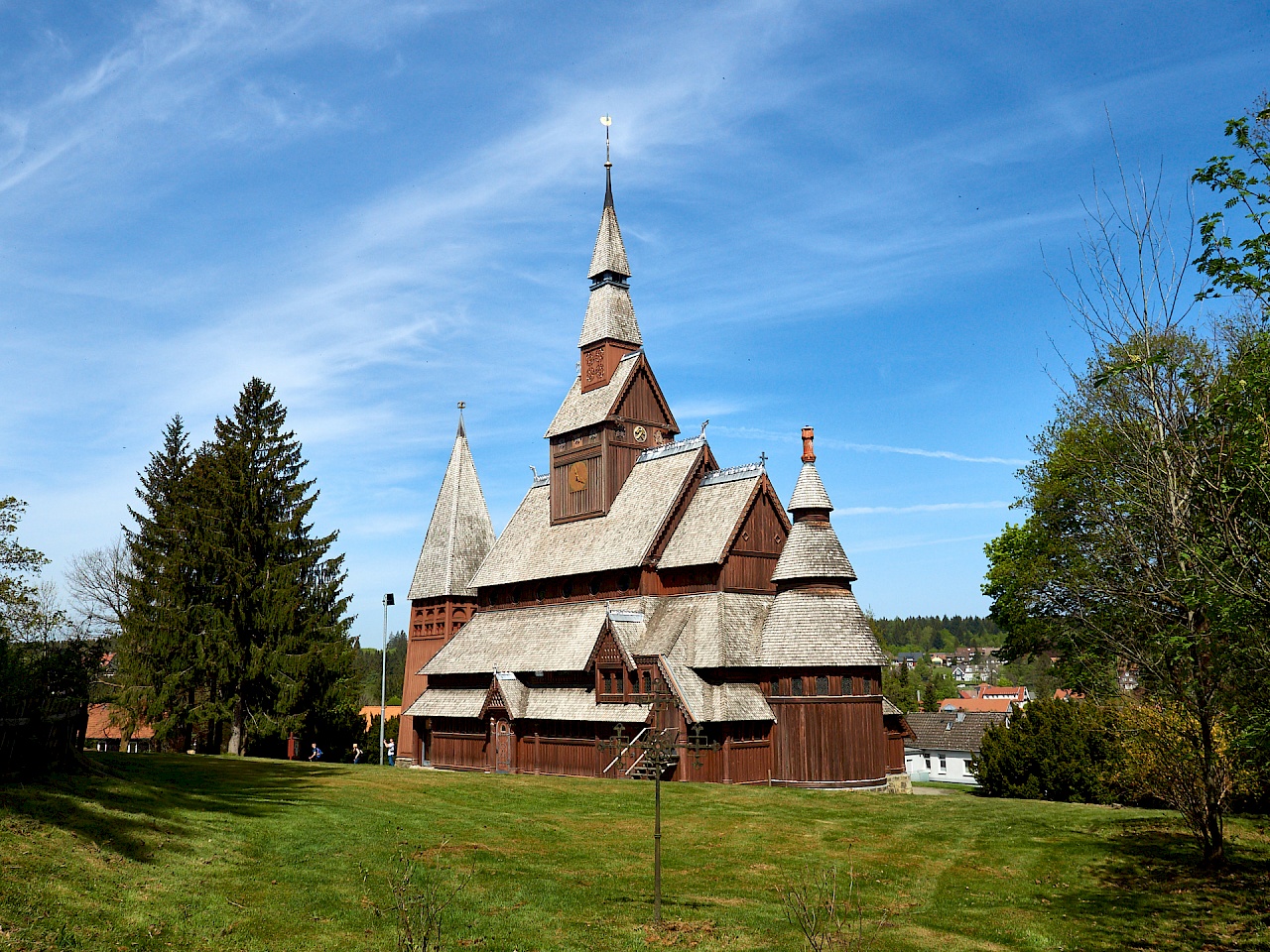 Die Stabkirche in Hahnenklee