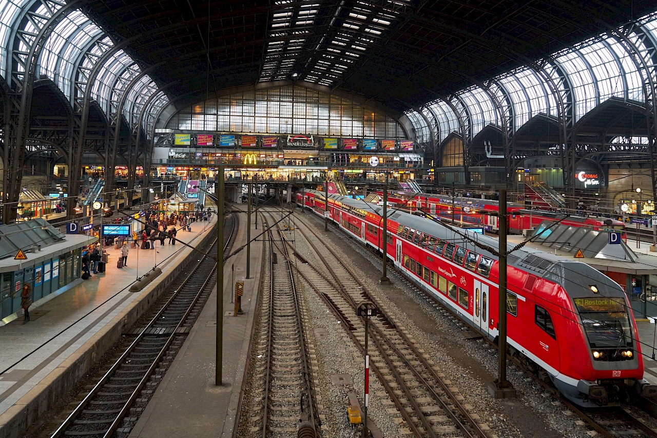 Bahnhof in Hamburg