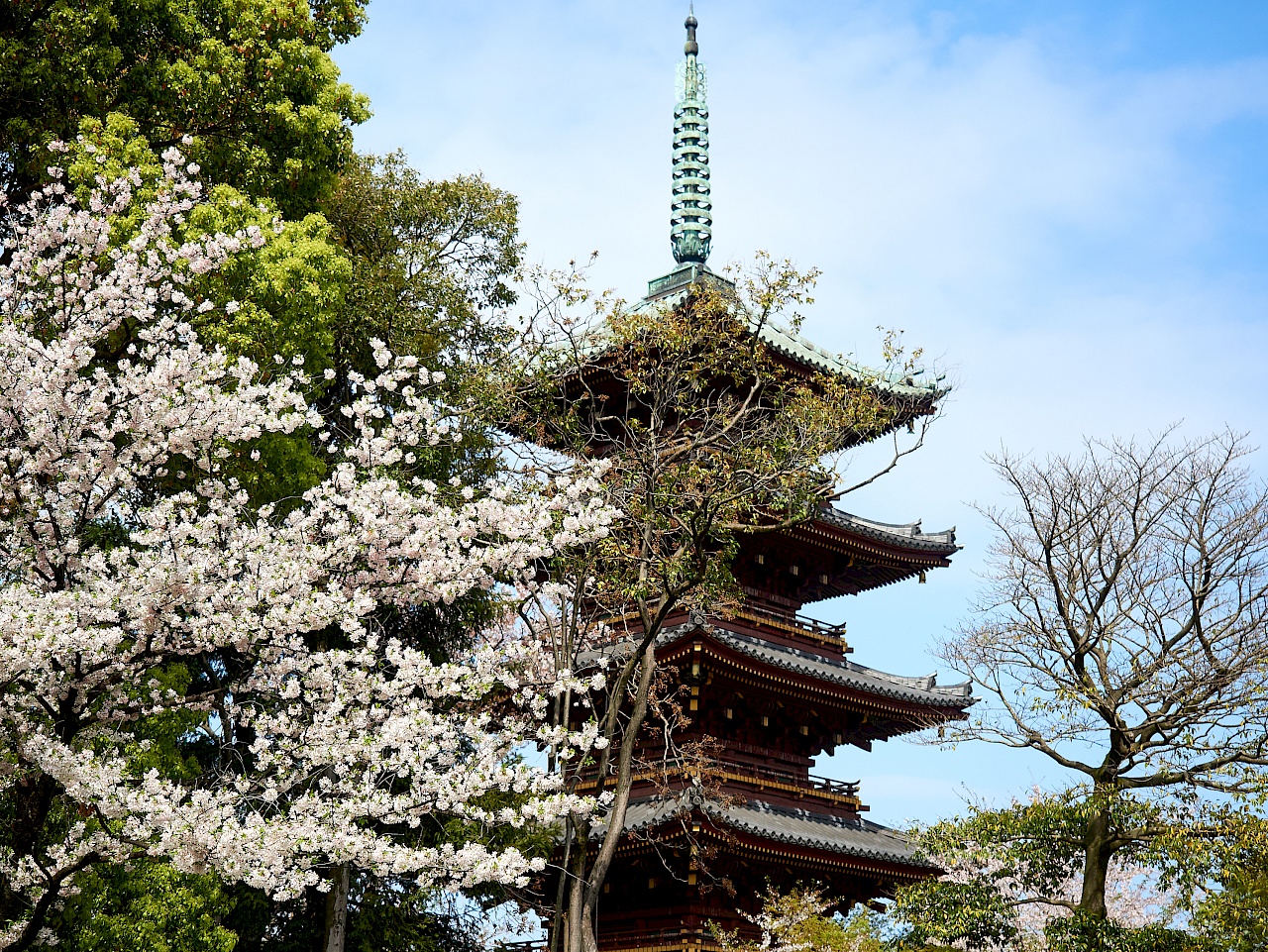 Die Pagode Kan’ei-ji in Tokyo