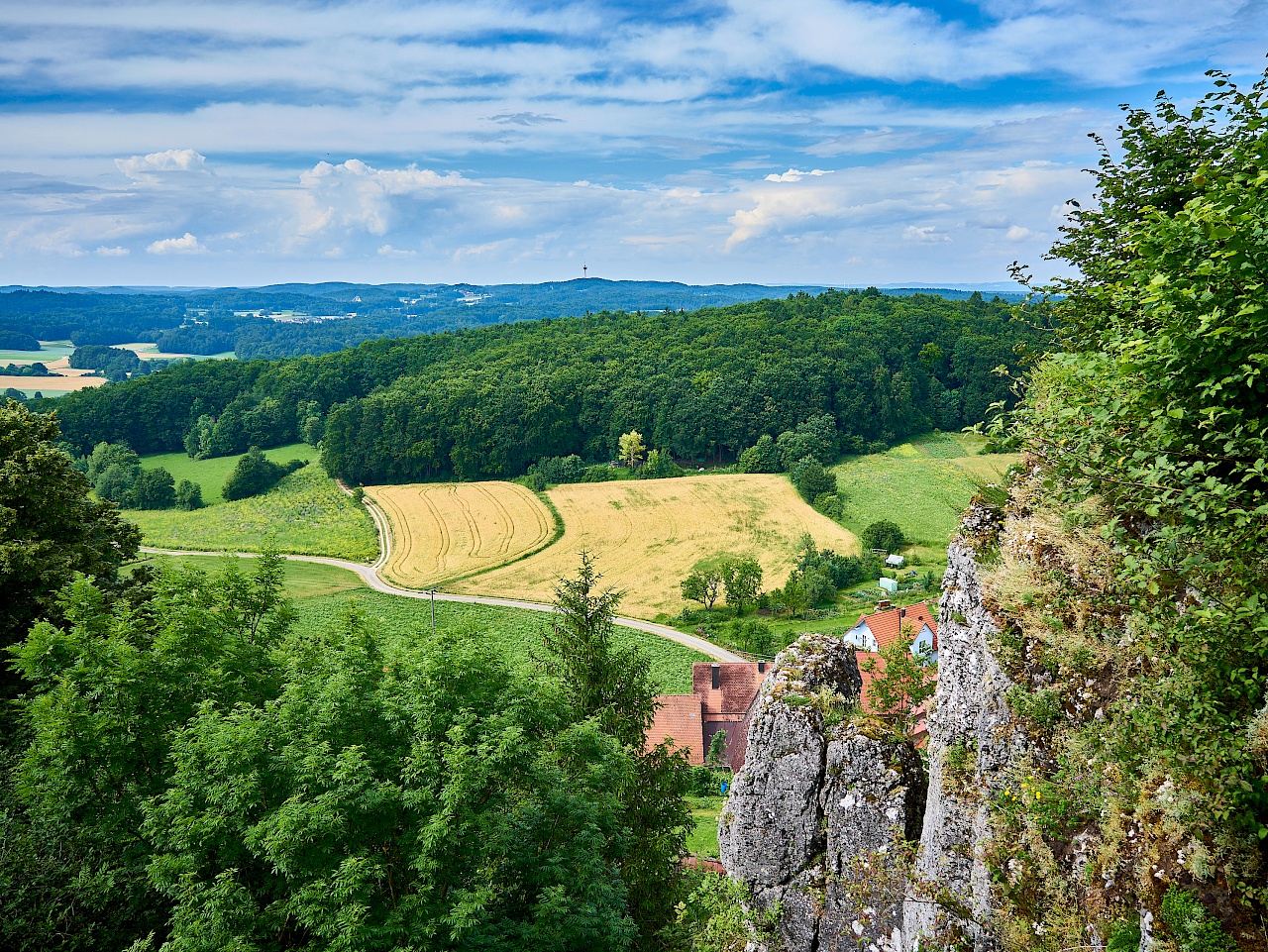 Aussicht von der Burg Hohenstein