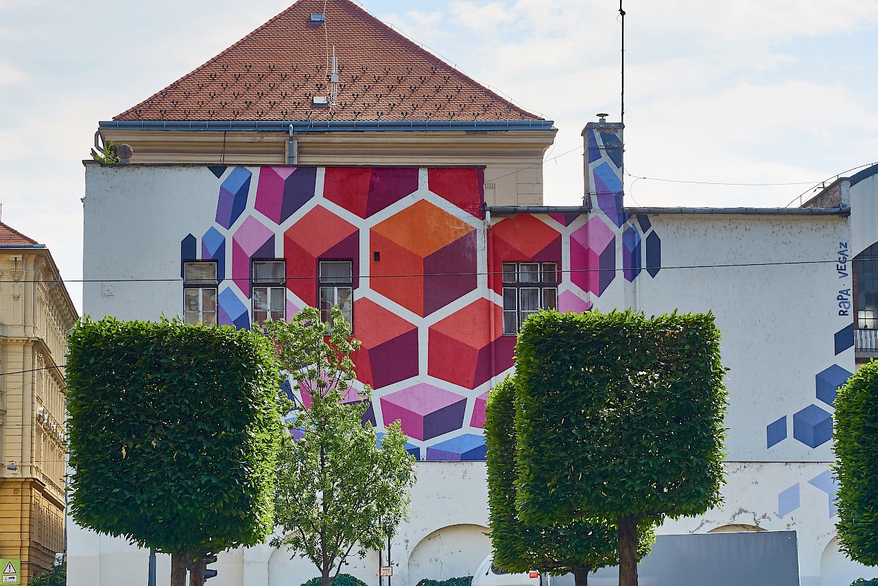 Street art in Budapest - Mural von Zsolt Fekete und Gábor Melka