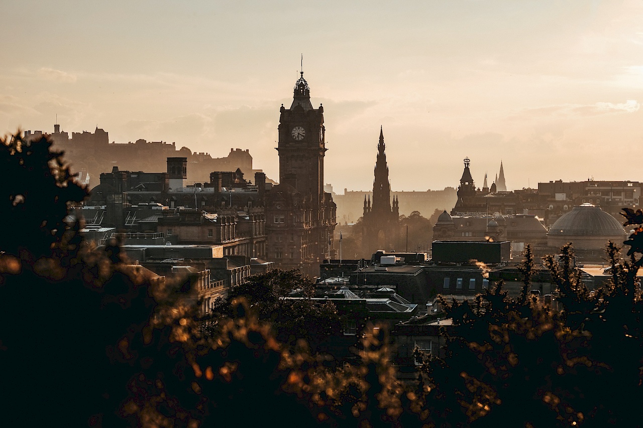 Blick auf Edinburgh (Schottland)