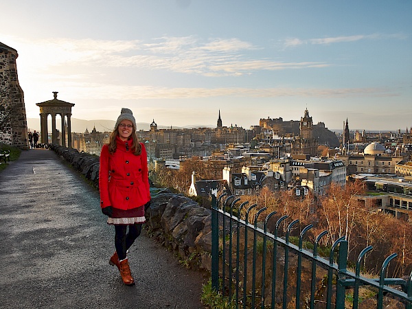 Blick vom Calton Hill in Edinburgh (Schottland)