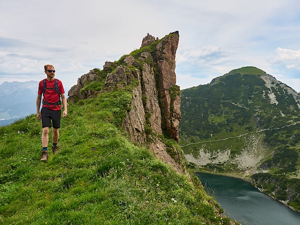 nach dem ersten steilen Anstieg zum Wildseeloder