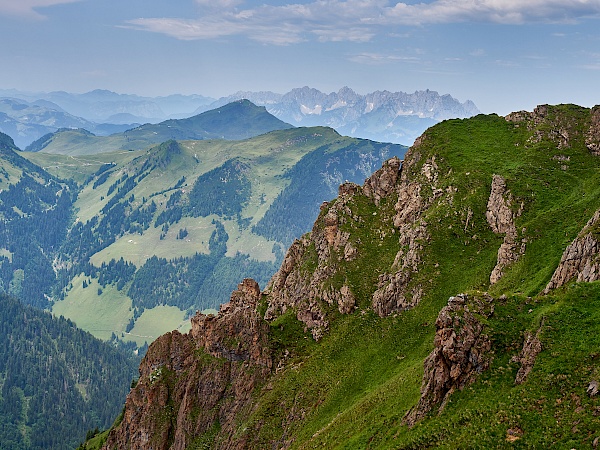 Blick vom Wildseeloder (Pillerseetal)