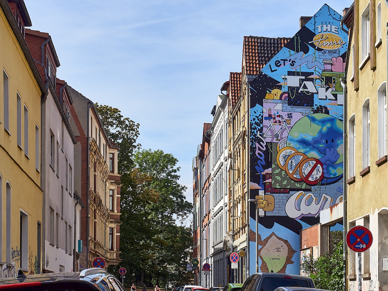 Straßenkunst in der Nordstadt Hannovers