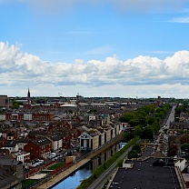 Aussicht vom Croke Park Stadion in Dublin