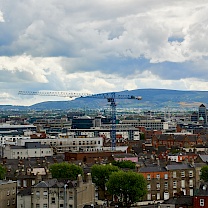 Aussicht vom Croke Park Stadion in Dublin