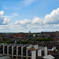 Aussicht vom Croke Park Stadion in Dublin