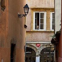 In Straßen der Altstadt von Lyon