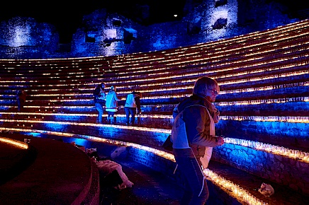 Amphitheater auf dem Fourvière-Hügel in Lyon