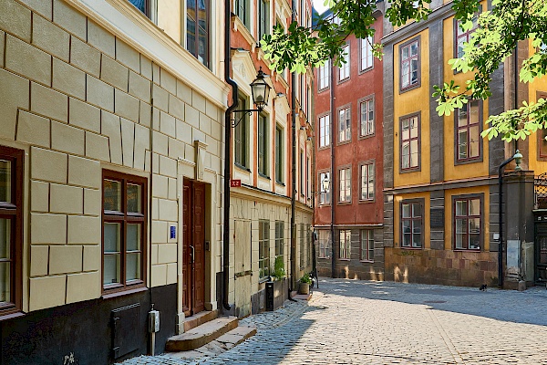 Im ehemaligen deutschen Viertel in Stockholm