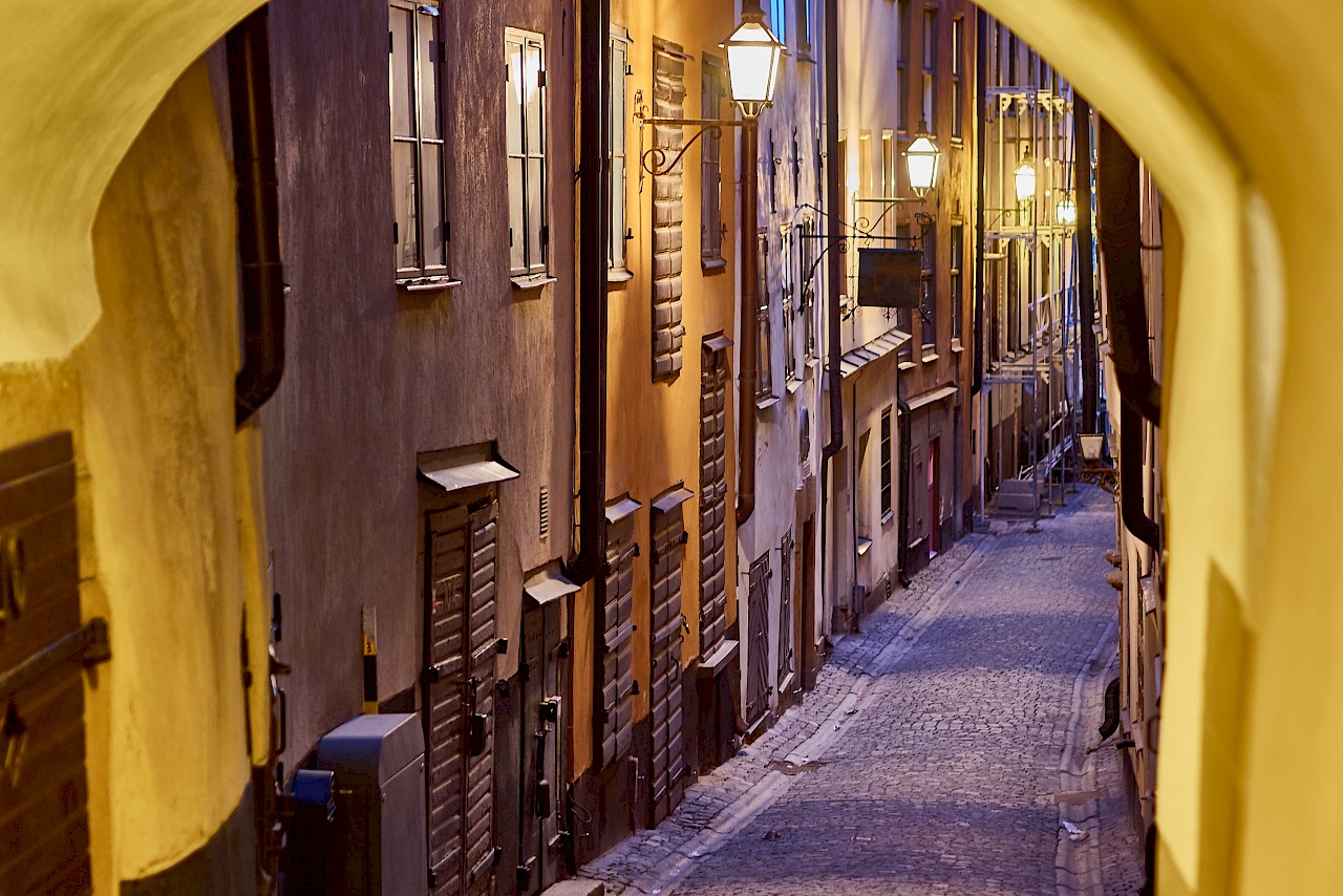 Gamla stan bei Nacht