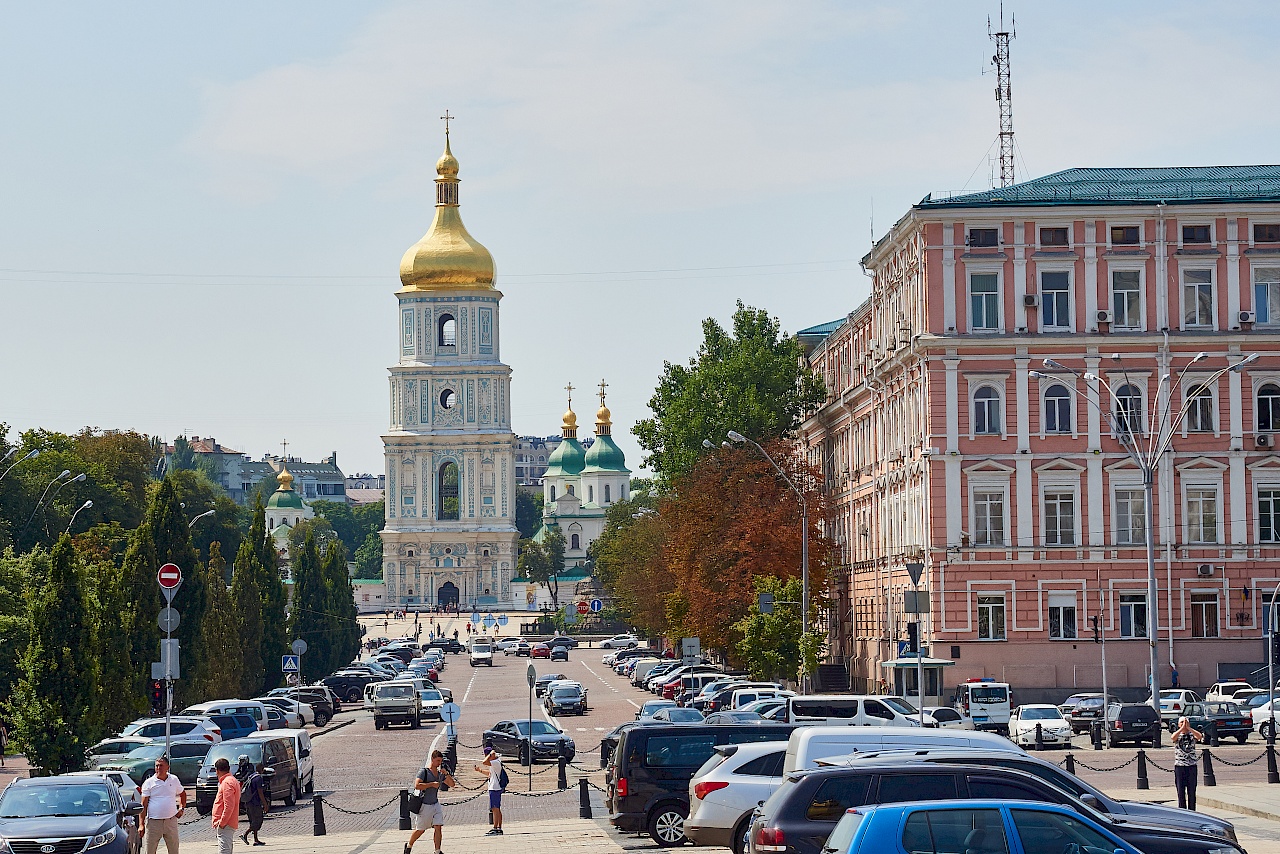 Die Sophienkathedrale in Kiew (Ukraine)