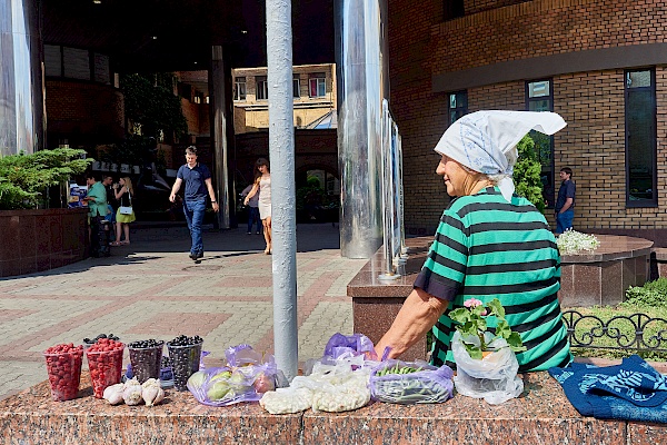 Markt in Kiew (Ukraine)