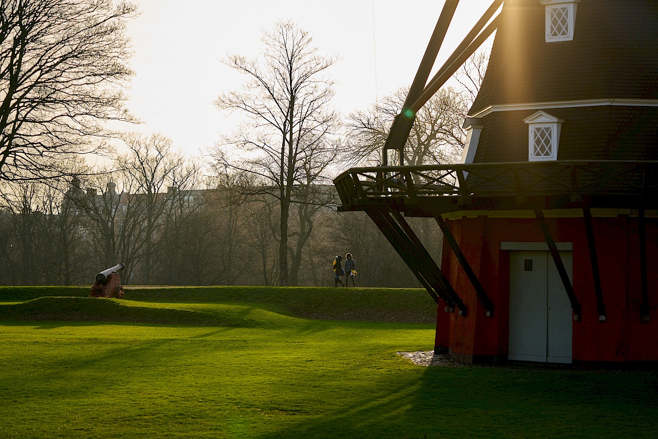 Windmühle im Kastell von Kopenhagen