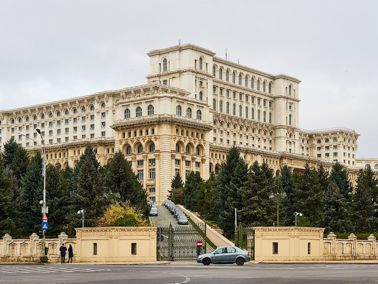 Der Parlamentspalast in Bukarest