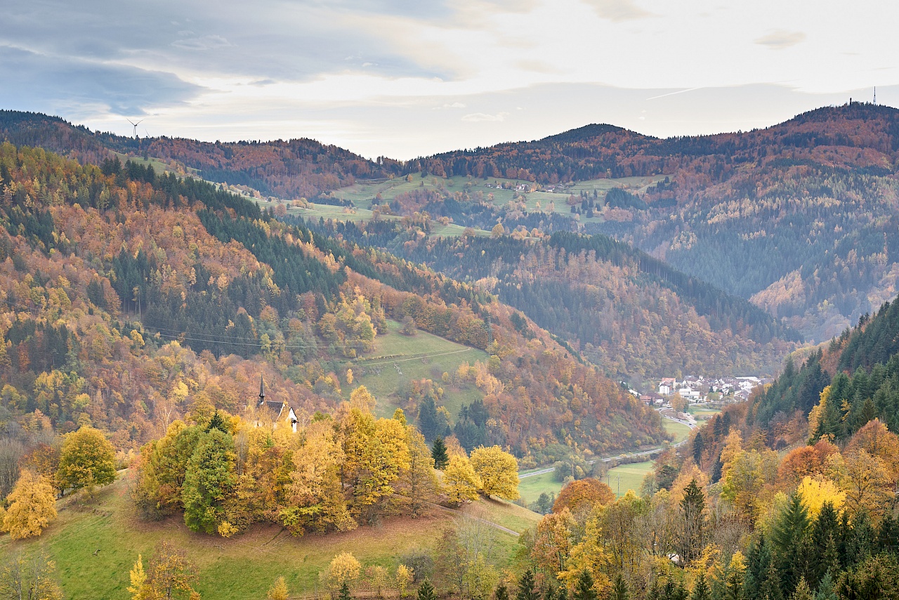 Blick auf Maria Frieden im Schwarzwald