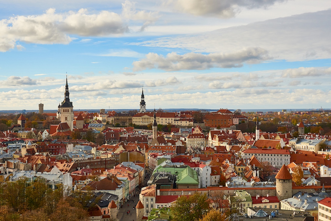 Blick auf die Altstadt in Tallinn (Estland)