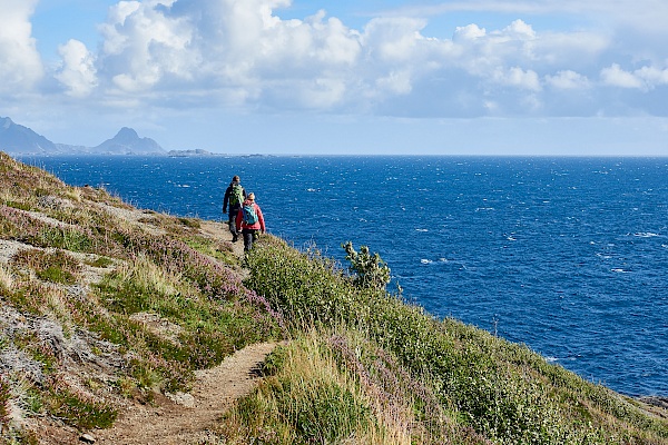 Küstenwanderung in Norwegen