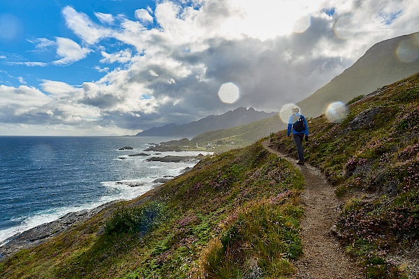 Regnerisches Wetter auf den Lofoten