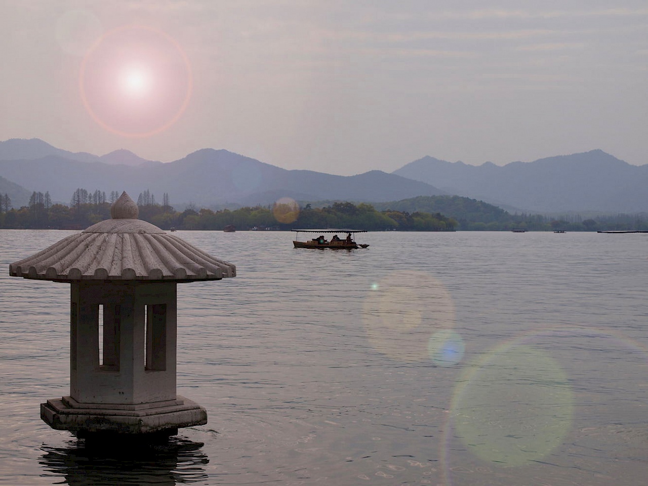 Sonnenuntergang am Westsee