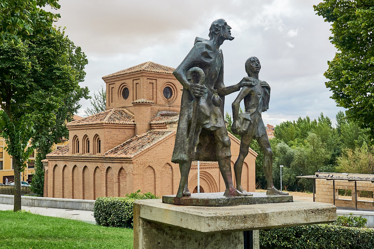 Die Statue Lazarillo de Tormes in Salamanca