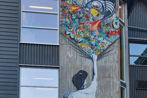 Ein mural von Martin Whatson in Stavanger
