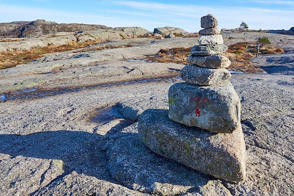 Der letzte Anstieg auf den Preikestolen