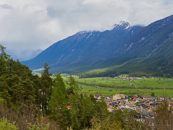 Blick aus dem Panoramazimmer in der Starkenberger Brauerei