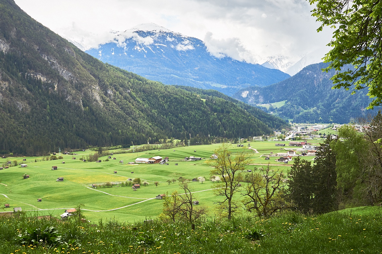 Blick auf das Gurgltal