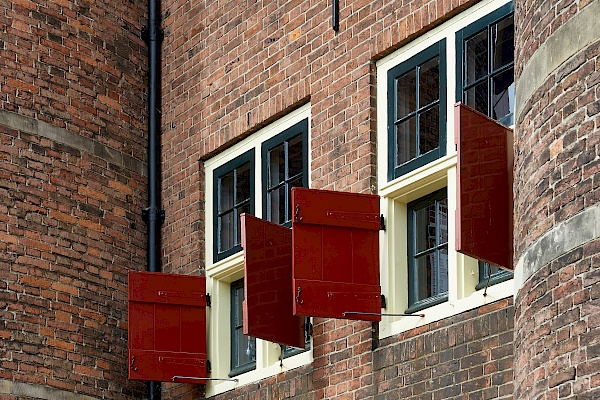 Backsteingebäude in Amsterdam