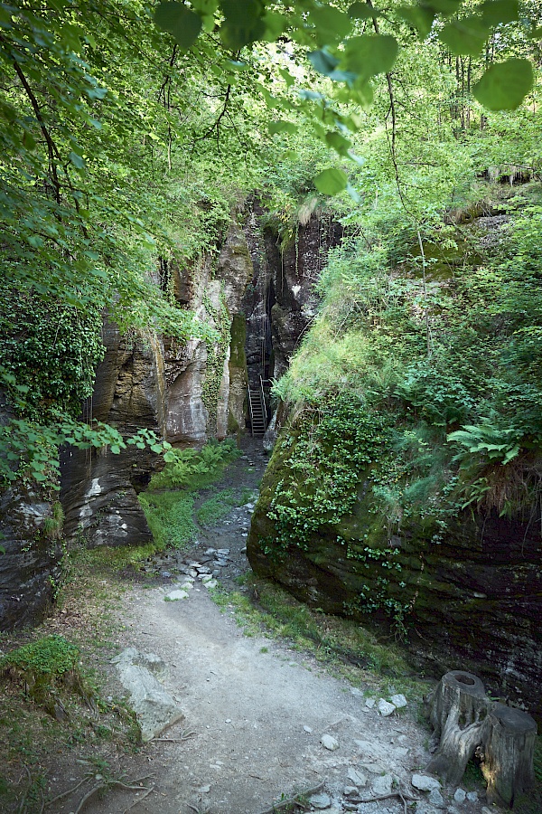 Ausgang der Orridi Sud - Uriezzo Klamm