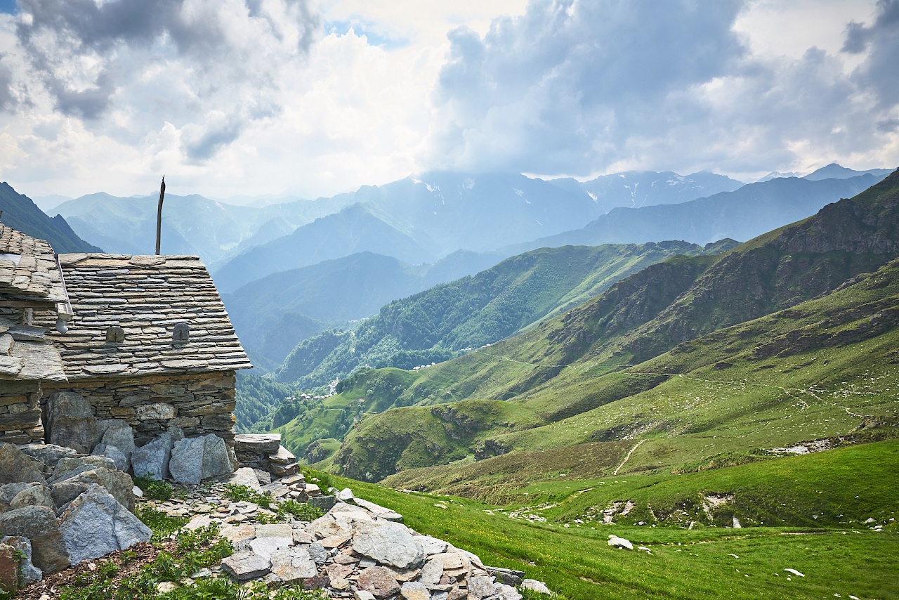 Blick nach Valsesia