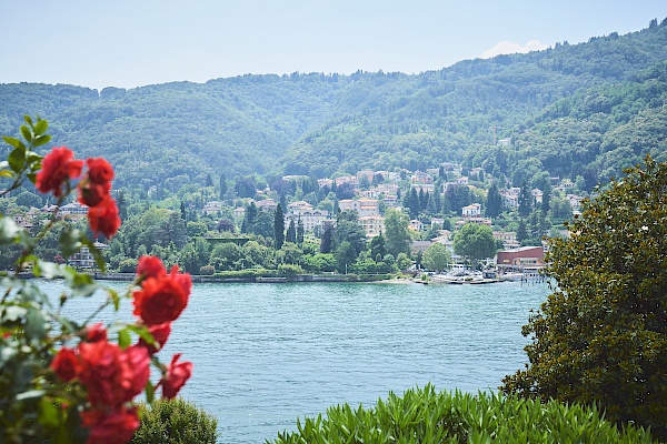 Blick auf Stresa von der Isola Bella