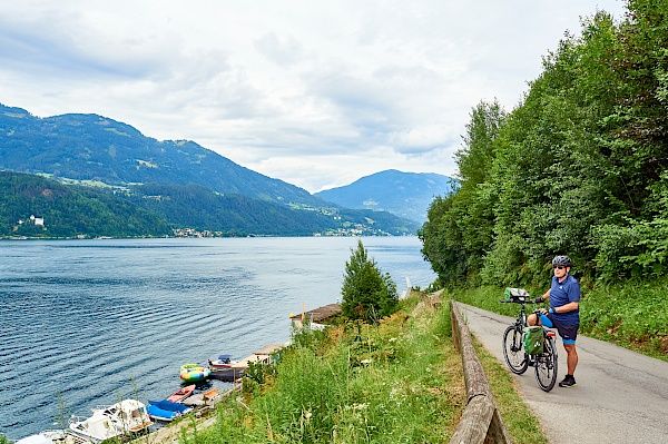 Radtour am Millstätter See entlang