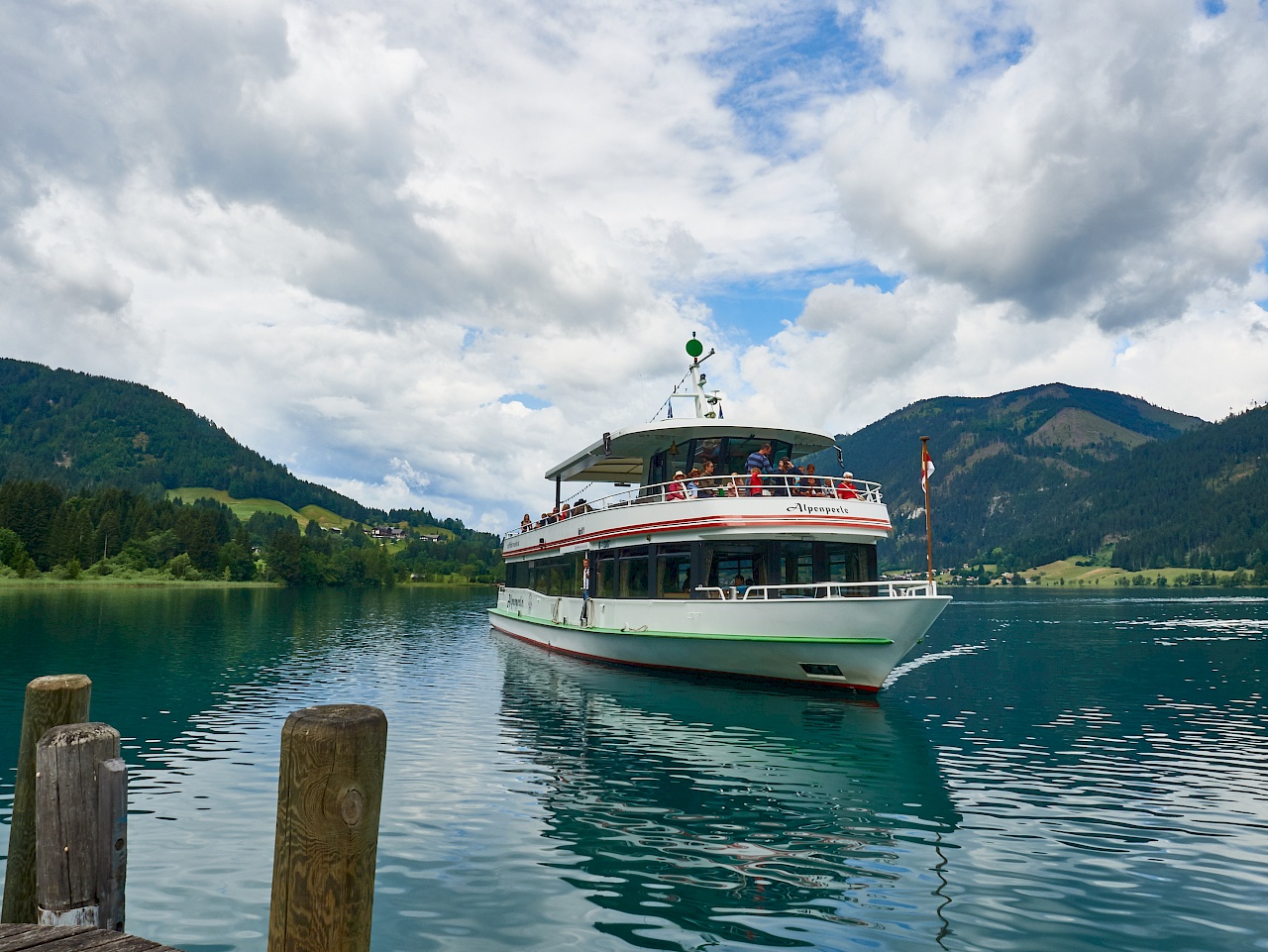 Die Alpenperle auf dem Weissensee