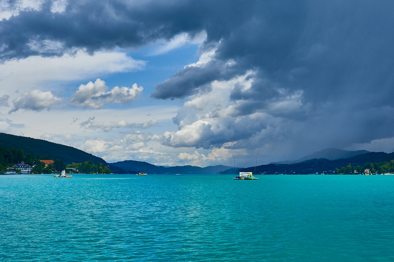 Der Wörthersee nach dem Regen