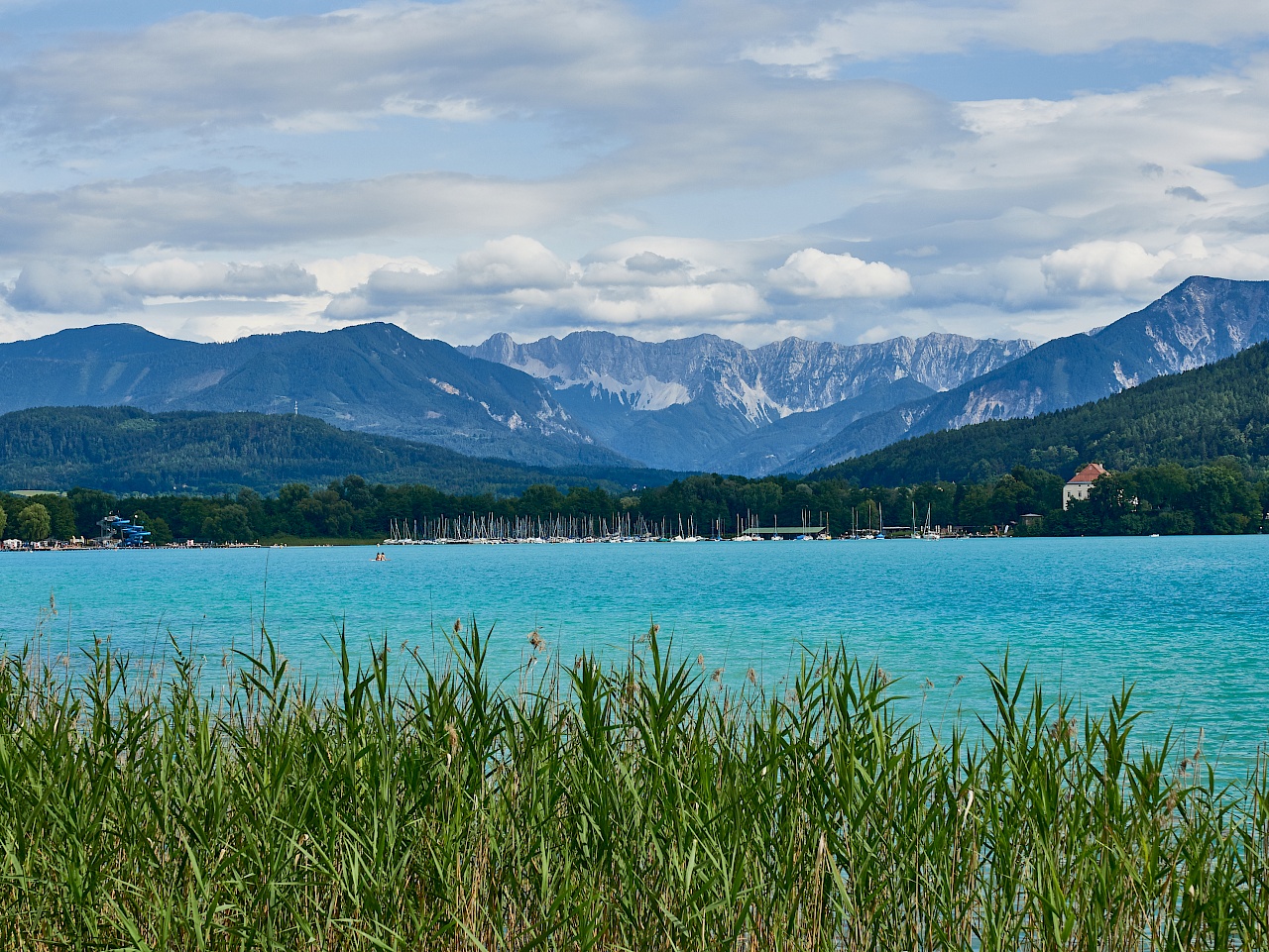 Berg- und Seenkulisse am Wörthersee