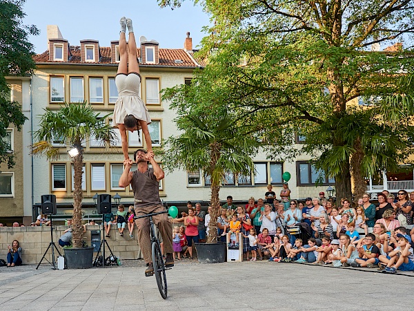 Beeindruckende Show von Duo Kaos