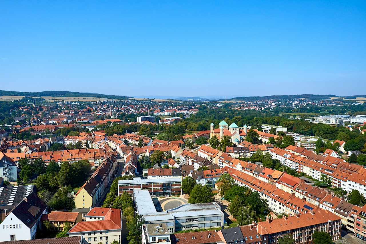 Ausblick von dem Turm der St. Andreas Kirche