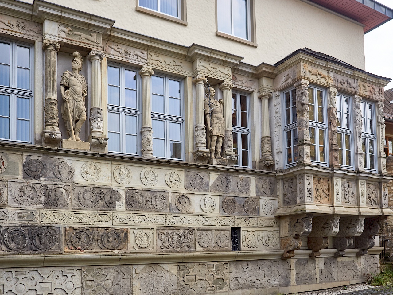 Kaiserhausfassade in Hildesheim