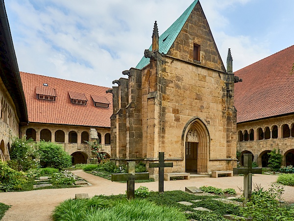 Innenhof des Doms in Hildesheim