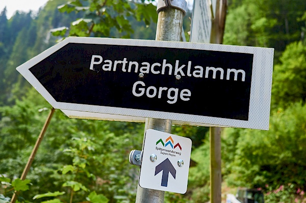 Schild zur Partnachklamm