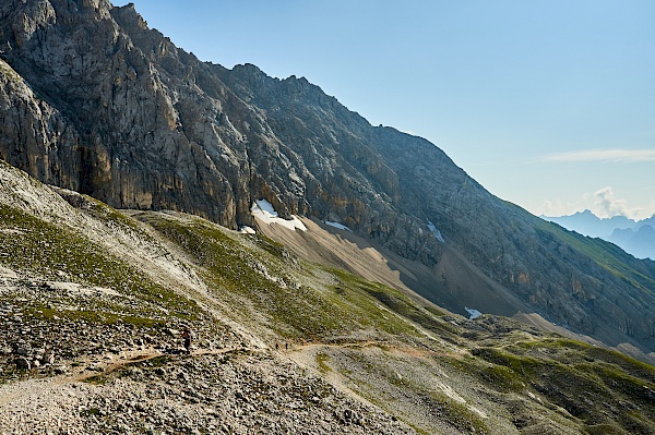 Aufbruch aus der Knorrhütte