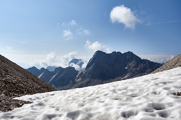 Schnee und Berge