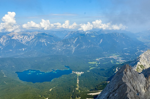 Blick auf den Eibsee