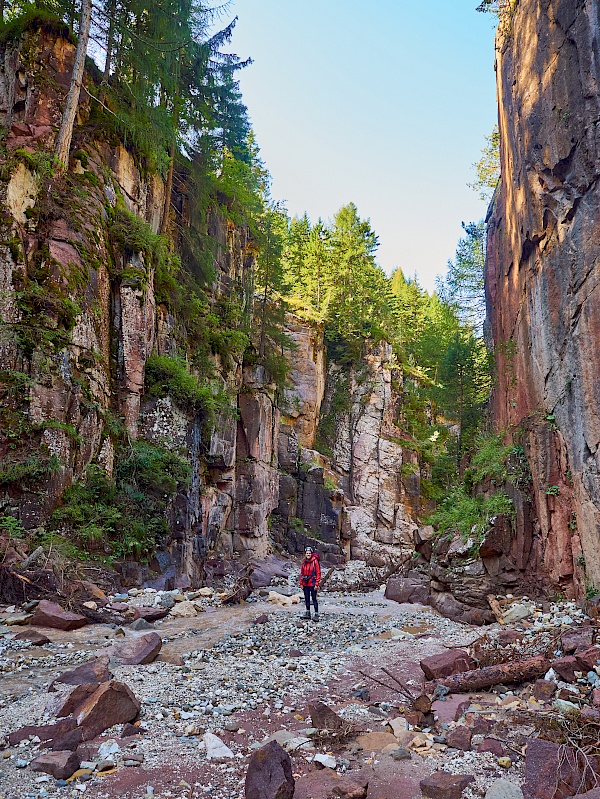 In der Bletterbachschlucht